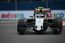 Sergio Perez, Sahara Force India F1 VJM09 con il dispositivo Halo