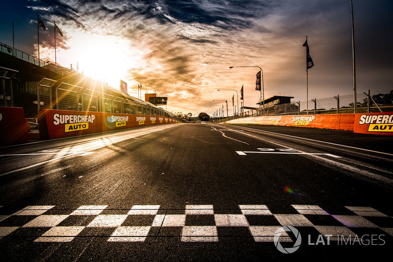 Start en finish bij zonsopgang