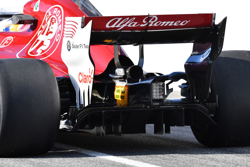 Sauber C37: Diffusor