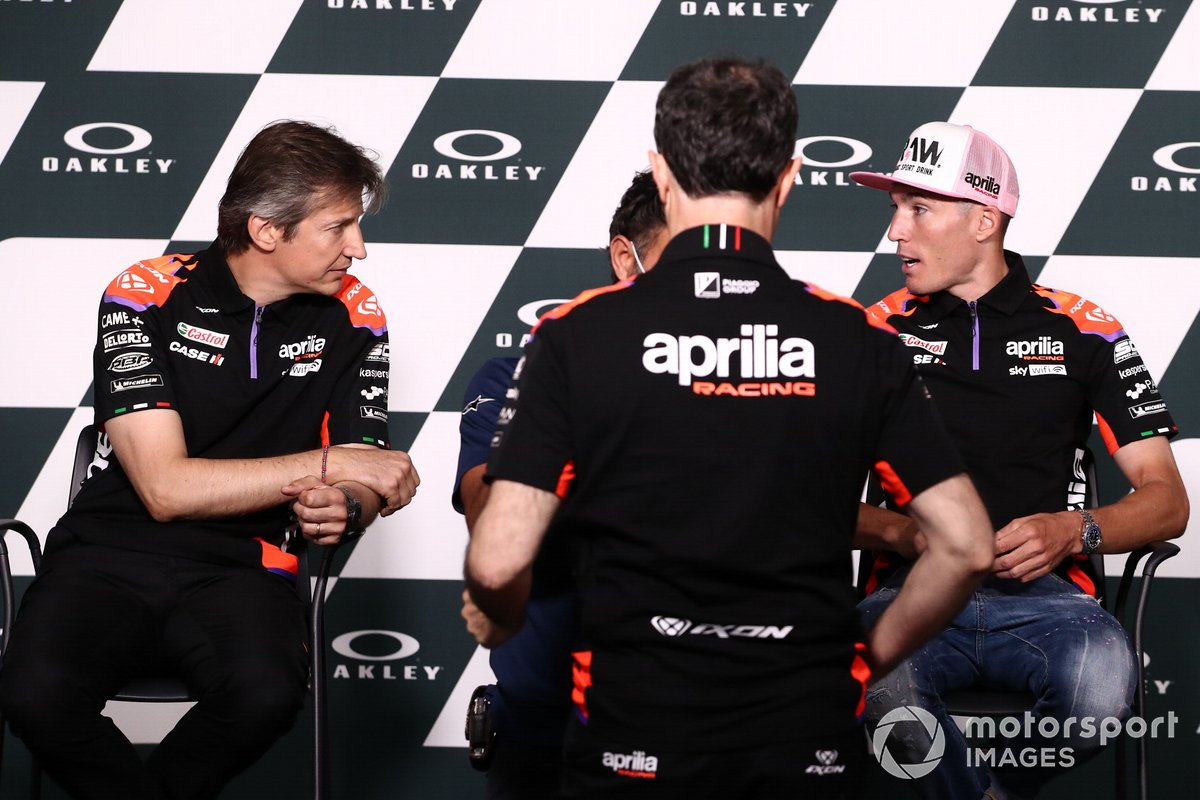 Massimo Rivola, Aleix Espargaro, Aprilia Racing Team