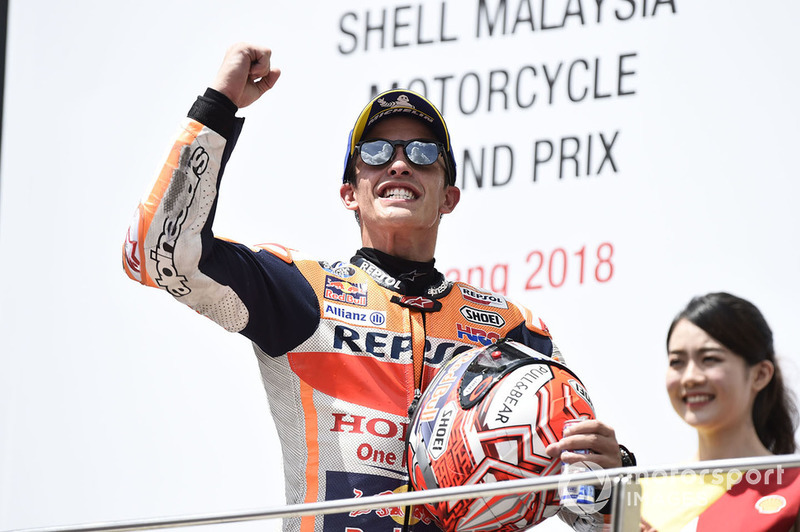 Podium: race winner Marc Marquez, Repsol Honda Team