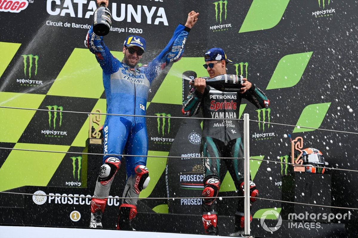 Alex Rins, Team Suzuki MotoGP, Fabio Quartararo, Petronas Yamaha SRT