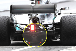 Mercedes F1 W08 diffuser