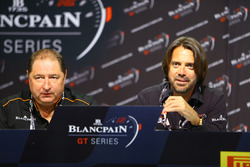 Stephane Ratel, CEO OF SRO Motorsport Group and Alain Delamuraz, Vice President of Blancpain Watches