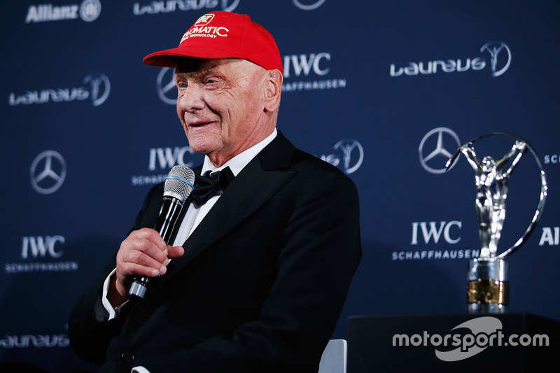 Ники Лауда на вручении премии Laureus World Sports в 2016 году