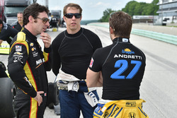Simon Pagenaud, Brad Keselowski und Marco Andretti