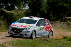 Gianluca Saresera, Daniel Taufer, Peugeot 208 R2, Leonessa Corse