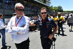 Jerome Stoll, Direktör, Renault Sport F1 ve Christian Horner, Red Bull Racing Takım Patronu