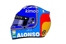 Il casco di Fernando Alonso, McLaren