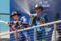 Podio: Maverick Viñales, Yamaha Factory Racing, Andrea Iannone, Team Suzuki MotoGP