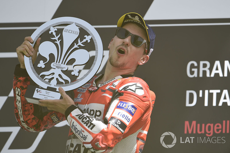 Pemenang balapan, Jorge Lorenzo, Ducati Team