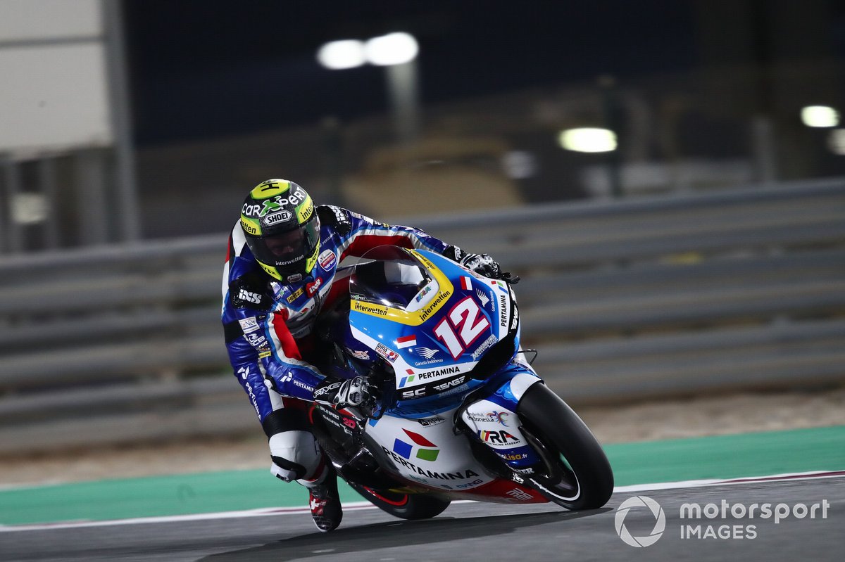 Pembalap Pertamina Mandalika SAG Team, Tom Luthi, masih belum mampu tampil konsisten seperti rekan setimnya, Bo Bendsneyder.