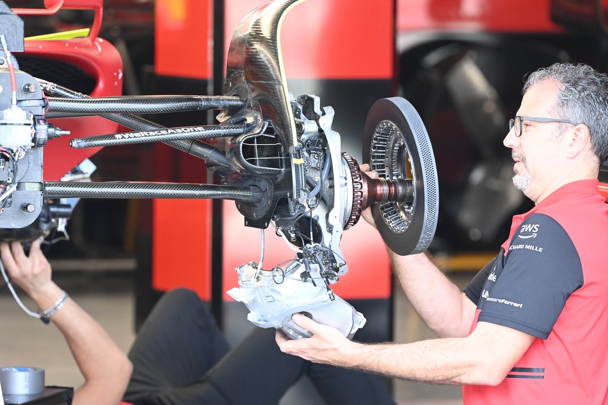 Detalle del Ferrari F1-75