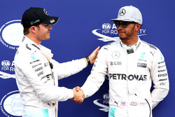 Polesitter: Nico Rosberg, Mercedes AMG F1; 2. Lewis Hamilton, Mercedes AMG F1