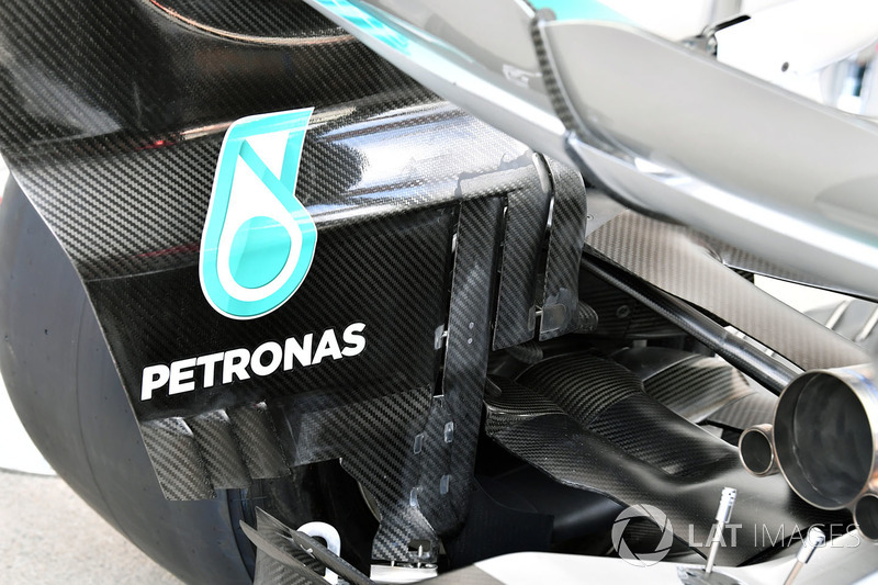 Mercedes AMG F1 W08 arka detay