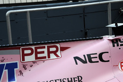Sahara Force India VJM10 engine cover fin aero detail