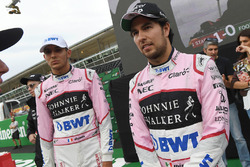 Esteban Ocon, Sahara Force India F1, Sergio Perez, Sahara Force India