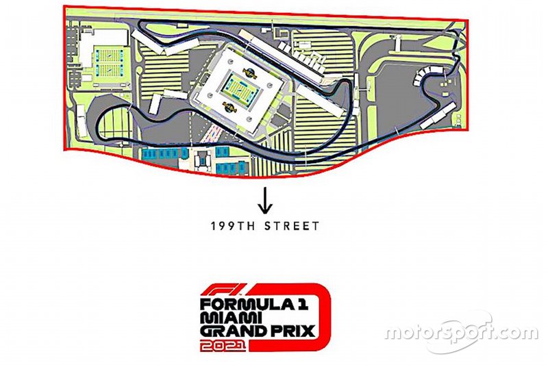Miami Grand Prix Track Layout
