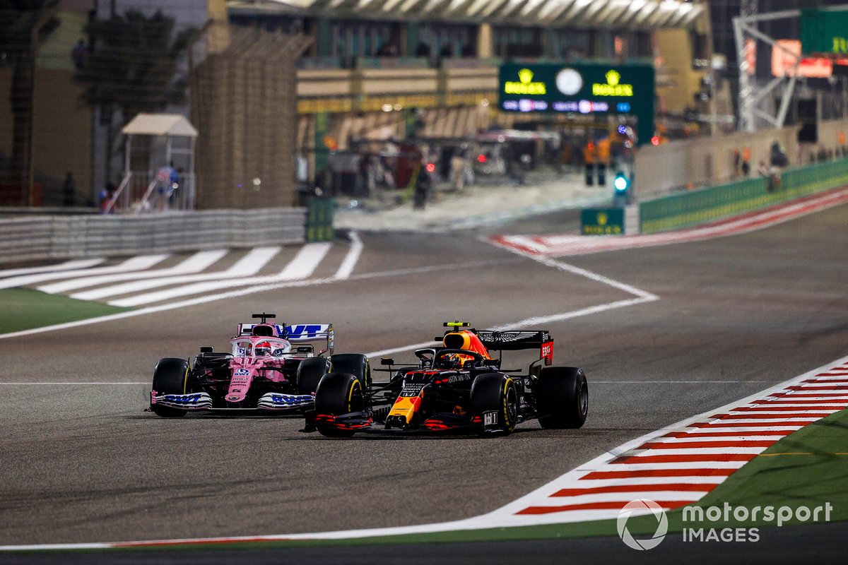 Алекс Элбон, Red Bull Racing RB16, Серхио Перес, Racing Point RP20