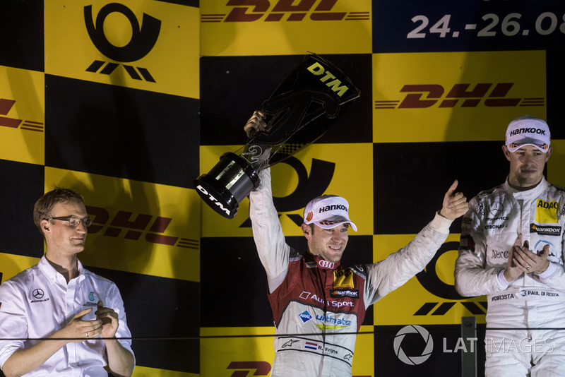 Podium: Tweede plaats Robin Frijns, Audi Sport Team Abt Sportsline, Audi RS5 DTM