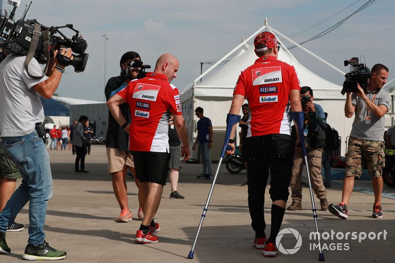 Jorge Lorenzo, blessé