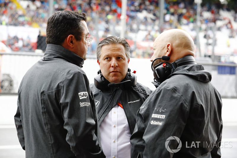 Eric Boullier, Racing Director, McLaren, Zak Brown, Director Ejecutivo, McLaren Technology Group
