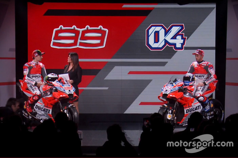 Хорхе Лоренсо, Андреа Довіціозо, Ducati Team