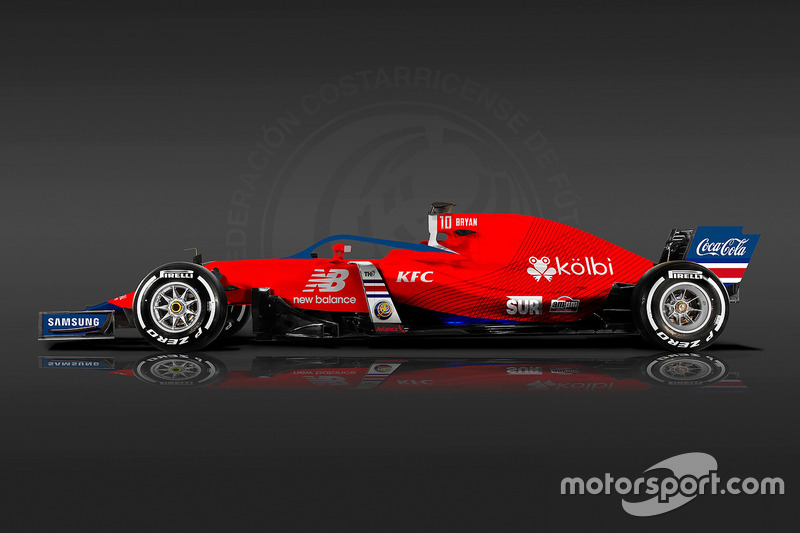 Formula 1 Dünya Kupası tasarımları - Kosta Rika