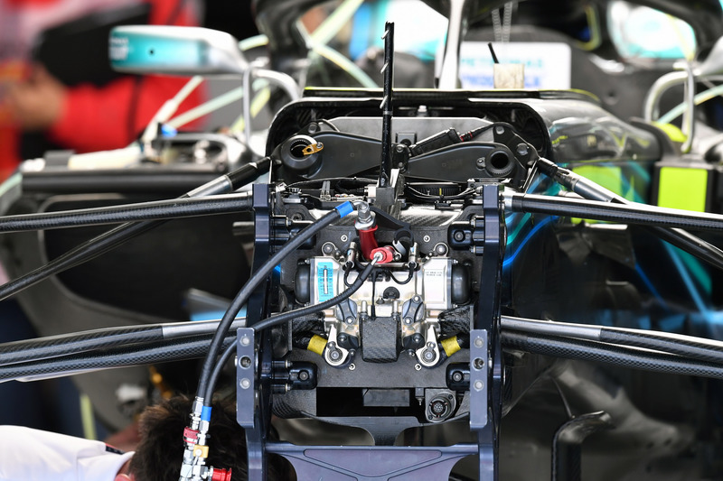 Mercedes-AMG F1 W09 şasi ve süspansiyon detay