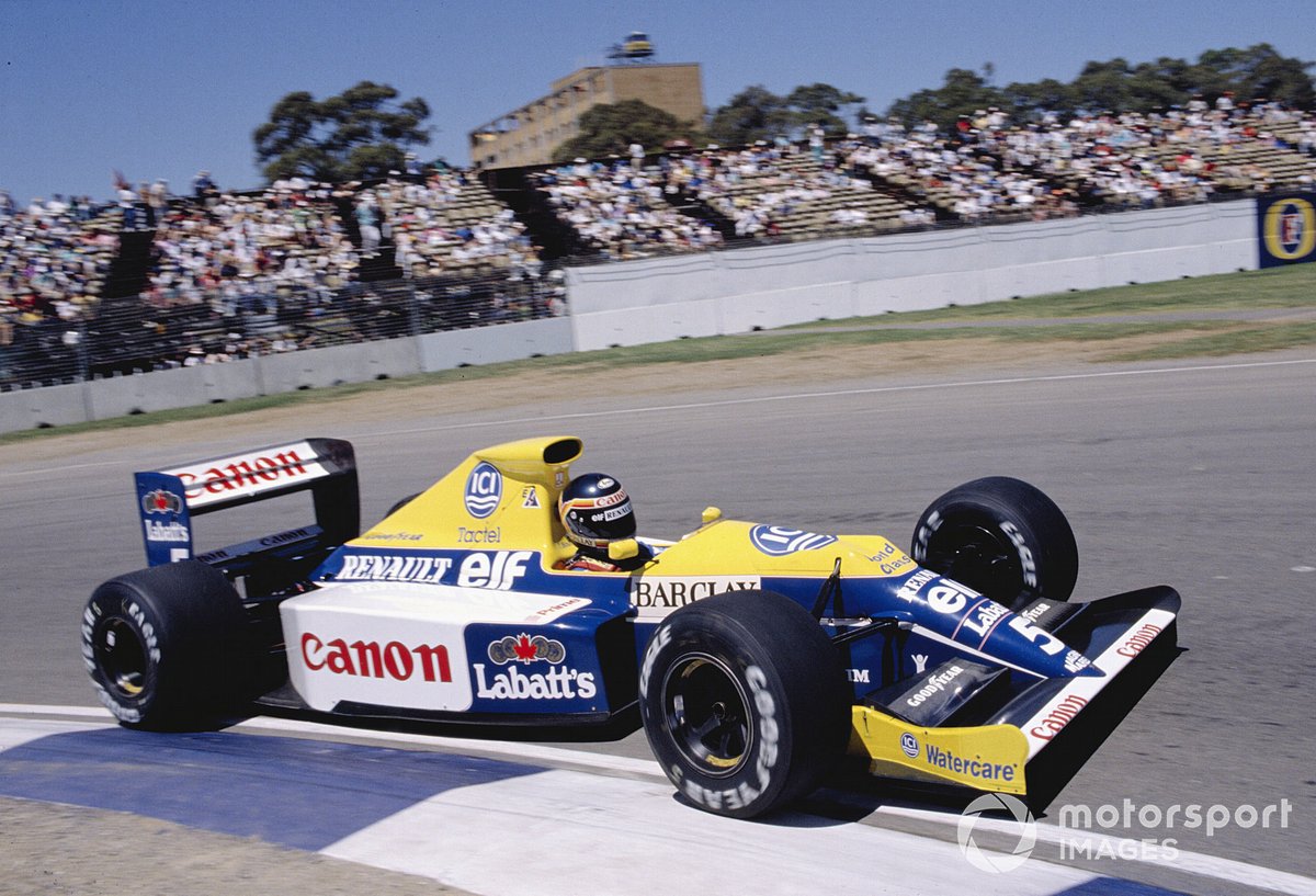 Thierry Boutsen, Williams FW13 Renault.