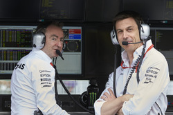 Paddy Lowe, Mercedes AMG F1 Executive Director, Toto Wolff, Mercedes AMG F1 Shareholder and Executive Director