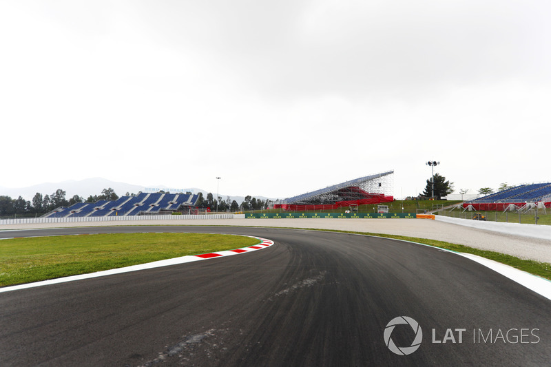Track detail at the Circuit de Catalunya