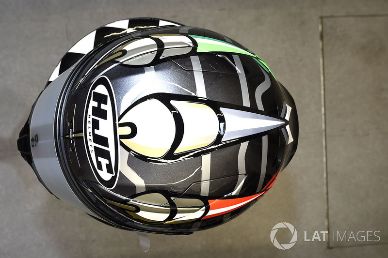 Il casco speciale di Andrea Iannone, Team Suzuki MotoGP