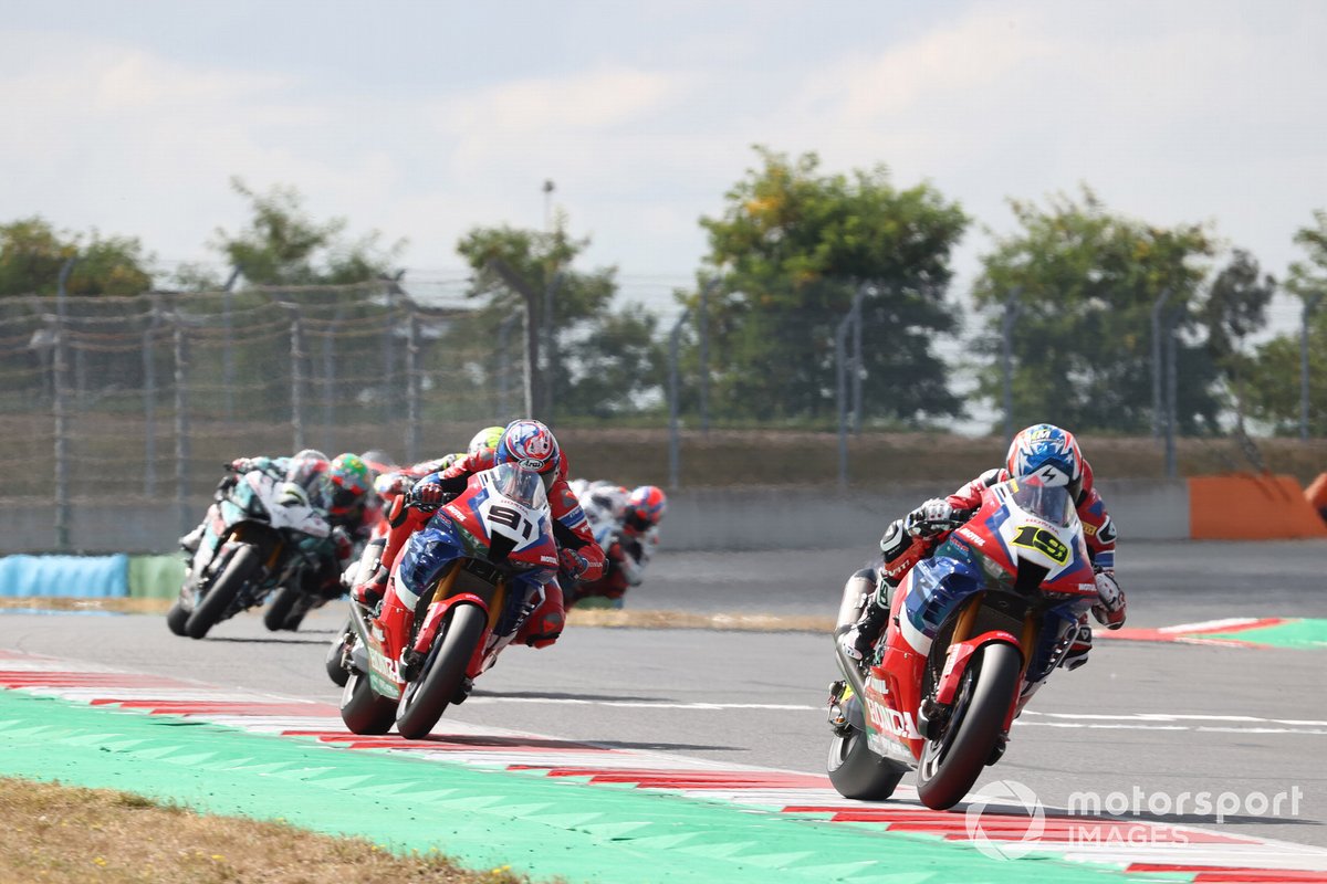 Alvaro Bautista, Team HRC qnd Leon Haslam, Team HRC