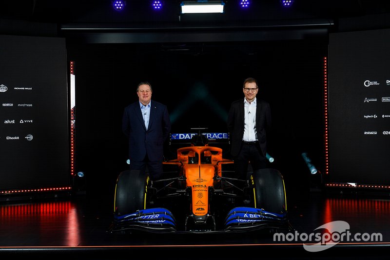 Zak Brown, Executive Director, McLaren and Andreas Seidl, Team Principal, McLaren