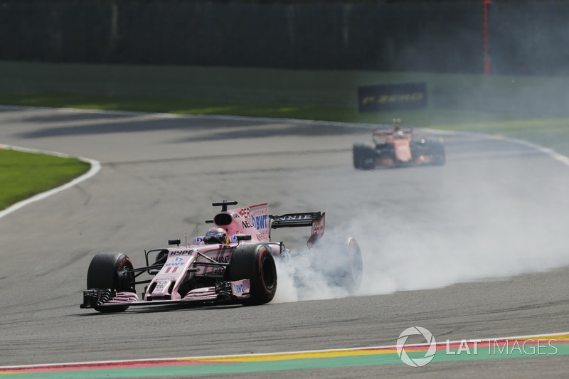 Серхио Перес, Sahara Force India F1 VJM10 (два схода)