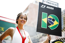 Gridgirl für Felipe Massa, Williams