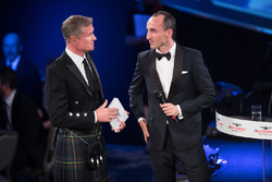 Robert Kubica with Presenter David Coulthard