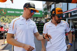Stoffel Vandoorne, McLaren ve Fernando Alonso, McLaren