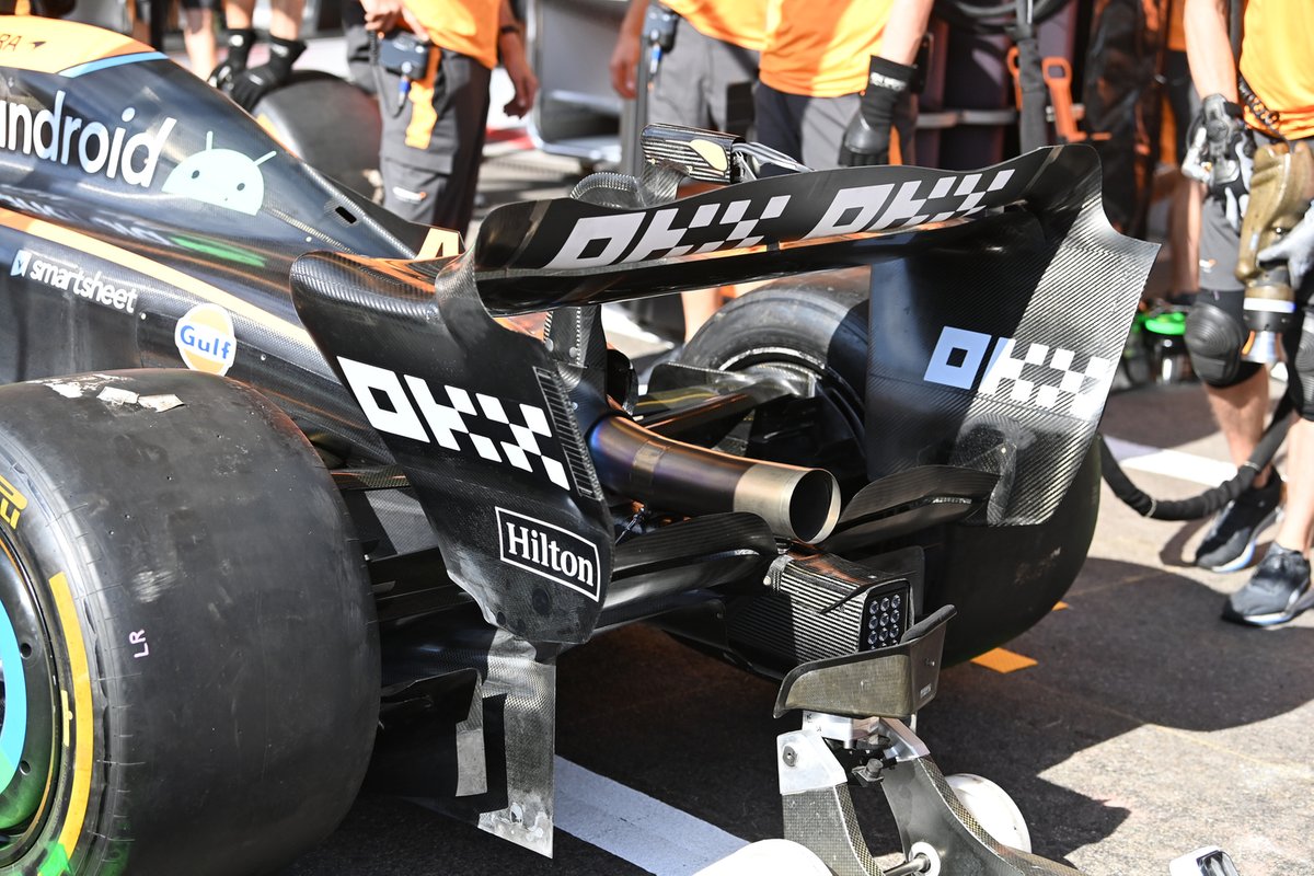 McLaren MCL36 arka detay