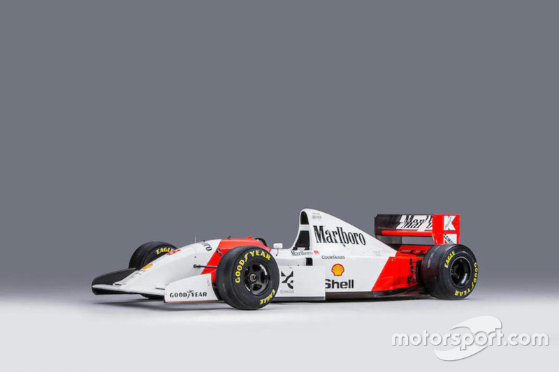 El McLaren-Cosworth Ford MP4/8A de Ayrton Senna