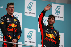 Podyum: Yarış galibi Max Verstappen, Red Bull Racing, 3. Daniel Ricciardo, Red Bull Racing