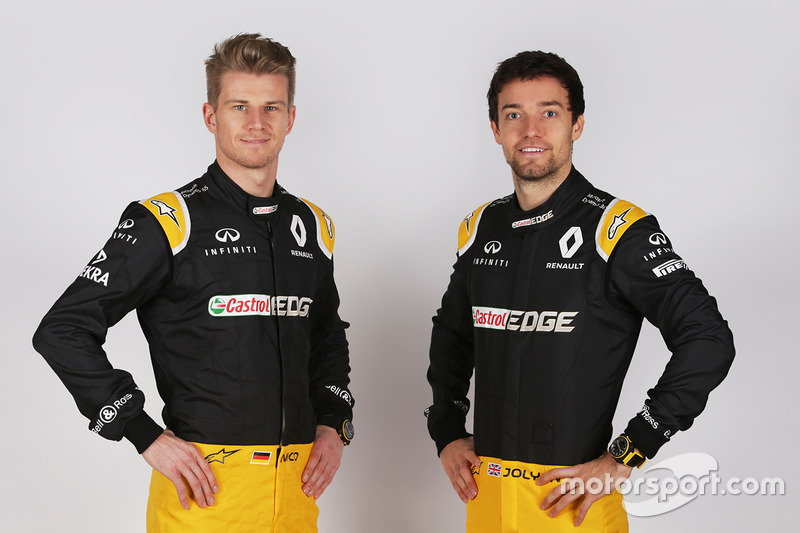 Nico Hülkenberg en Jolyon Palmer zijn dit jaar de racerijders