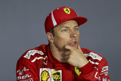 Kimi Raikkonen, Ferrari in the Press Conference