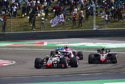 Ромен Грожан, Кевін Магнуссен, Haas F1 Team VF-18 Ferrari, Естебан Окон, Force India VJM11 Mercedes