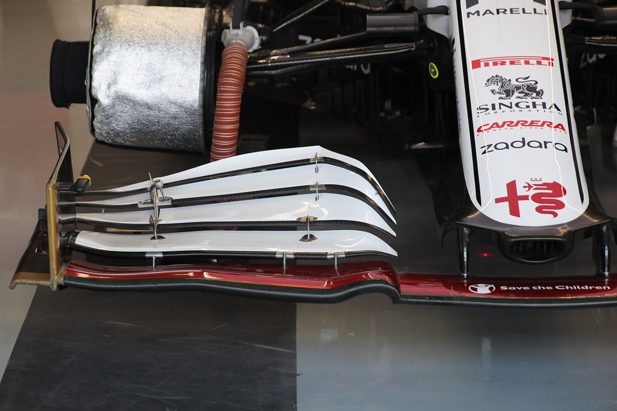 Alfa Romeo C41 front wing detail