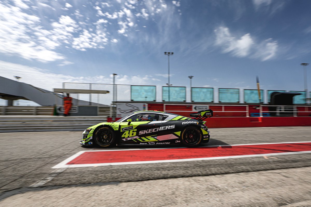 #46 Team WRT, Audi R8 LMS evo II GT3: Valentino Rossi, Frédéric Vervisch
