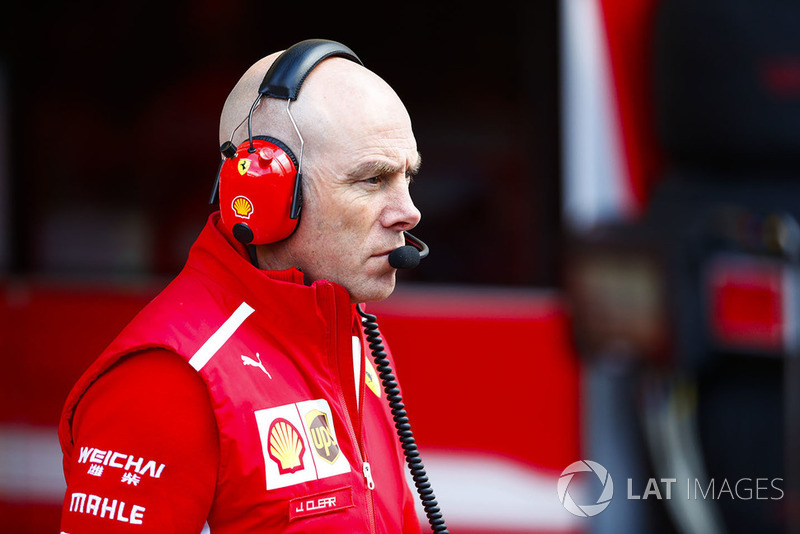 Jock Clear, responsabile degli ingegneri della Ferrari