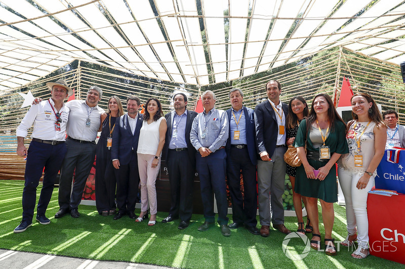 Alejandro Agag, Formula E CEO, CEO, Formula E at the Opening Ceremony for the Ciudad de Chile's E-Village stand