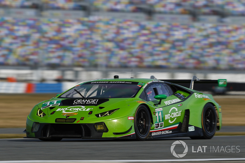#11 GRT Grasser Racing Team Lamborghini Huracan GT3, GTD: Рольф Інайхен, Мірко Бортолотті, Франк Пер